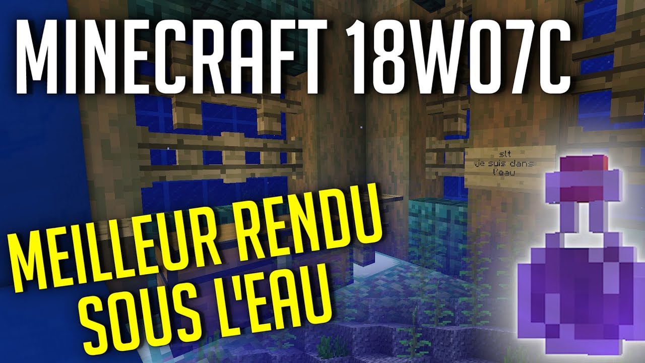 Ascenseur Eau Minecraft 1 13