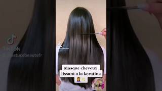 Masque Cheveux lissant a la keratine viral pourtoi astuce