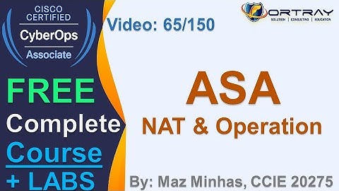 Free CCNA Cyber OPS | 65- ASA NAT & Operation | Day 3 | CCNA Cyber OPS 200-201 Complete Course