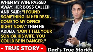 On The Day Of My Wife's Funeral, Her Boss Called Me: Don't Go Home. You're In Danger. — True Story