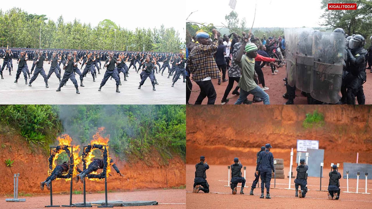 Polisi yerekanye ubuhanga buhambaye mu guhosha imyigaragambyo n'imirwanire