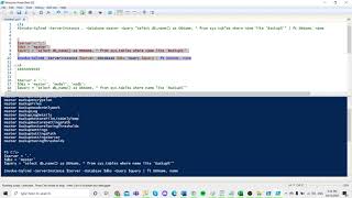 Quick demonstration of PowerShell POWER (with SQL Server)