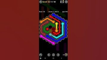 How To Solve Flow Free Hexes Sunflower Pack Level 53 9x9 Board Walk Through Solution Walkthrough