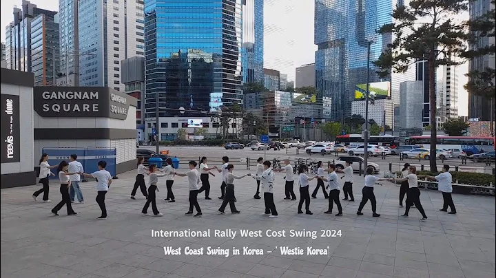 International Rally West Coast Swing Flashmob - Seoul
