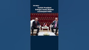 Turkish President Erdogan meets Russian counterpart Putin in Turkmenistan