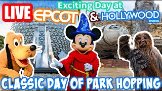🔴Live: Night at EPCOT & Hollywood Studios! - Fantasmic, Pins & Rides -  Disney World Livestream