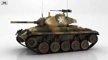 M24 Chaffee 3D model by 3DModels.org