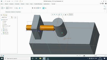 Cre O Extrusion operation in tamil |  part modelling