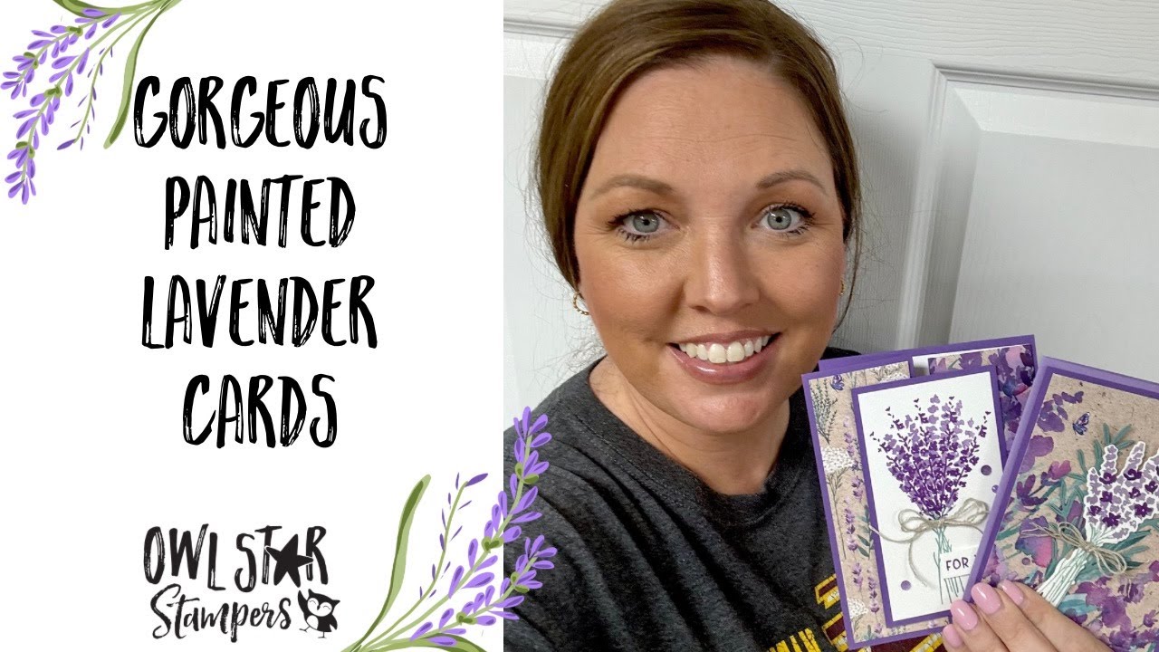 Creating a Gorgeous Fun Fold Card with the Painted Lavender Stampin’ Up! Stamp Set