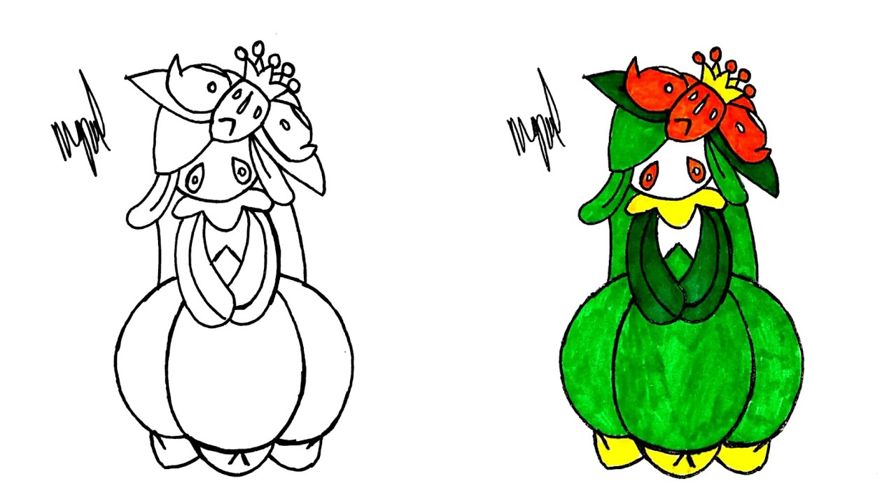 Share 68+ newest lilligant coloring pages , 100 free printables