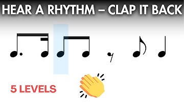 Rhythm Clap Along – 5 levels from easy to hard 👂🎵👏
