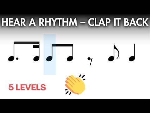 Rhythm Clap Along 5 Levels From Easy To Hard