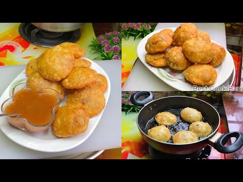 বেলার ঝামেলা ছাড়াই বিকেলের নাস্তায় মুচমুচে আলু পুরির সাথে তেতুলের চাটনি | Hotel style Alu Puri Nasta