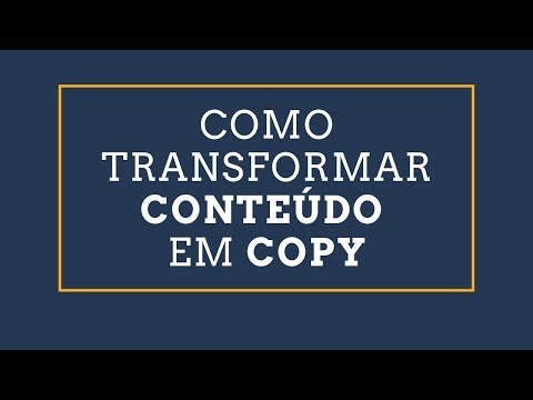 Marketing Digital: Como Transformar Conteúdo em Copy l Natanael Oliveira