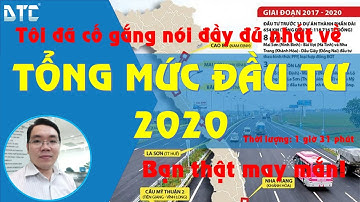 Video full hơn 1 tiếng 31 phút hướng dẫn lập tổng mức đầu tư 2020| Thầy Mai Bá Nhẫn DTC