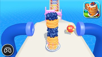 Pancake Run - Gameplay Walkthrough Part 43 - Survival Game Levels 312-315 (iOS, Android)