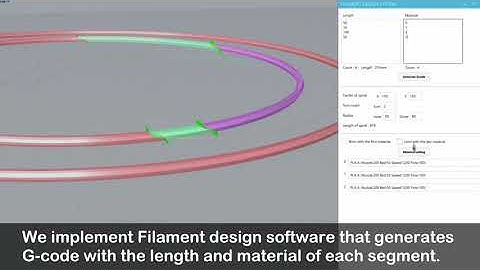 Programmable Filament: Printed Filaments for Multi-material 3D Printing
