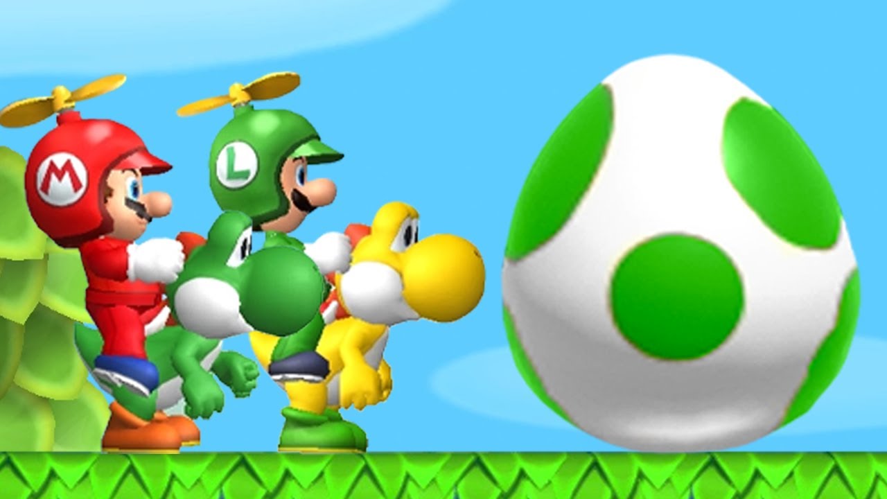 New Mario & Luigi - All Yoshi Levels (2 Player) YouTube