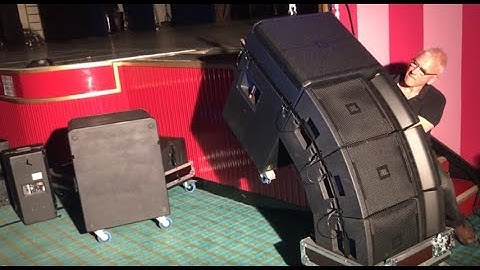 JBL VRX 932LA and VRX 918 Sub - Constant Curvature Array - Theatre Use