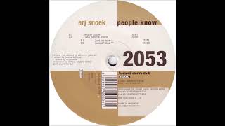 Arj Snoek - I Can People Know