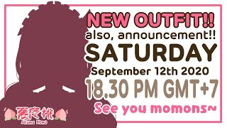 [LIVE] MOMO GOT A NEW OUTFIT!! also, announcement~!! 🍑 [ID VTUBER]