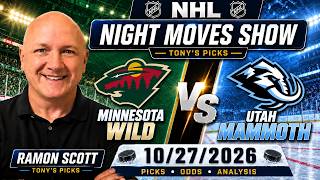 Information Wild vs Mammoth NHL Betting Odds & Picks, 10/27/26 | Night Moves Show Update