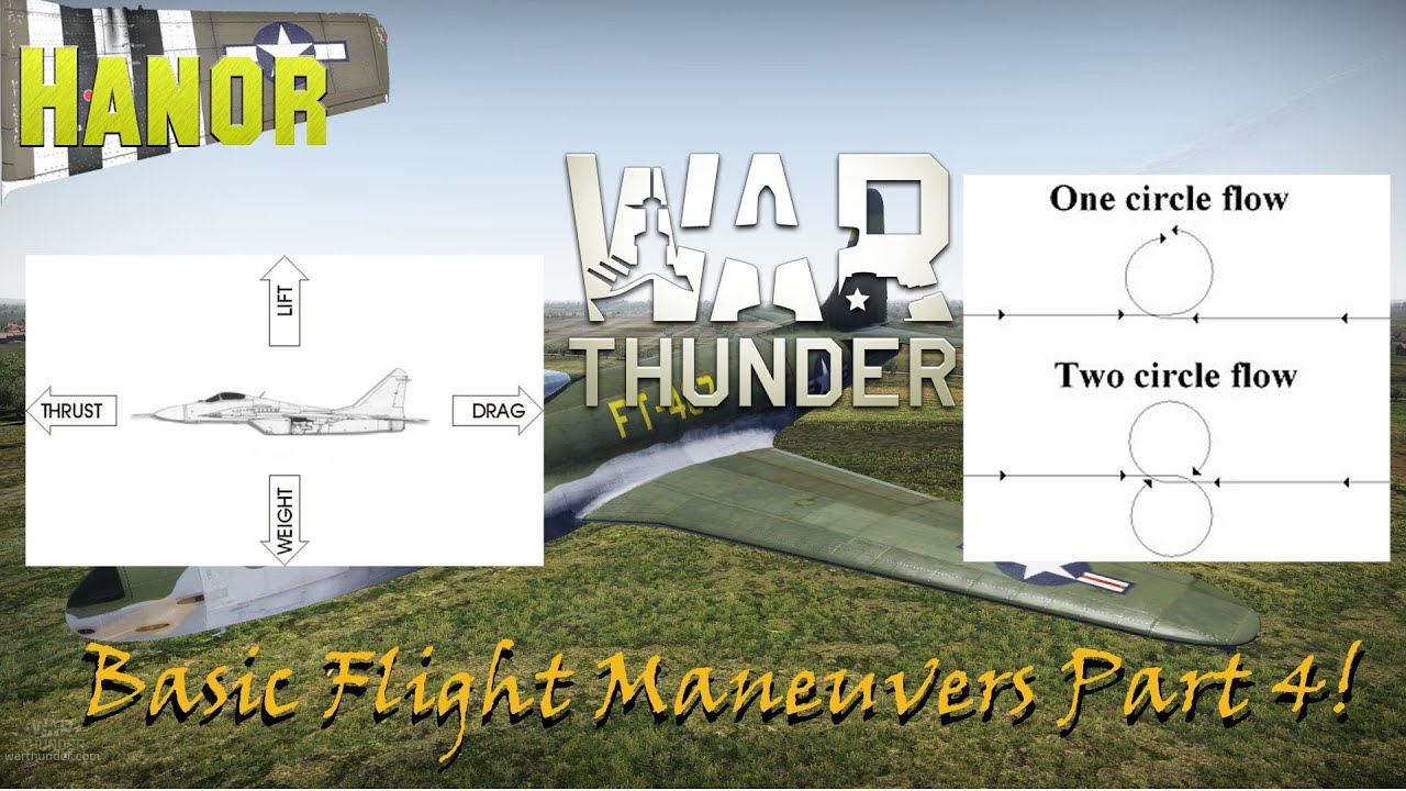 War Thunder Basic Flight Maneuvers part 4 from Hanor! - YouTube