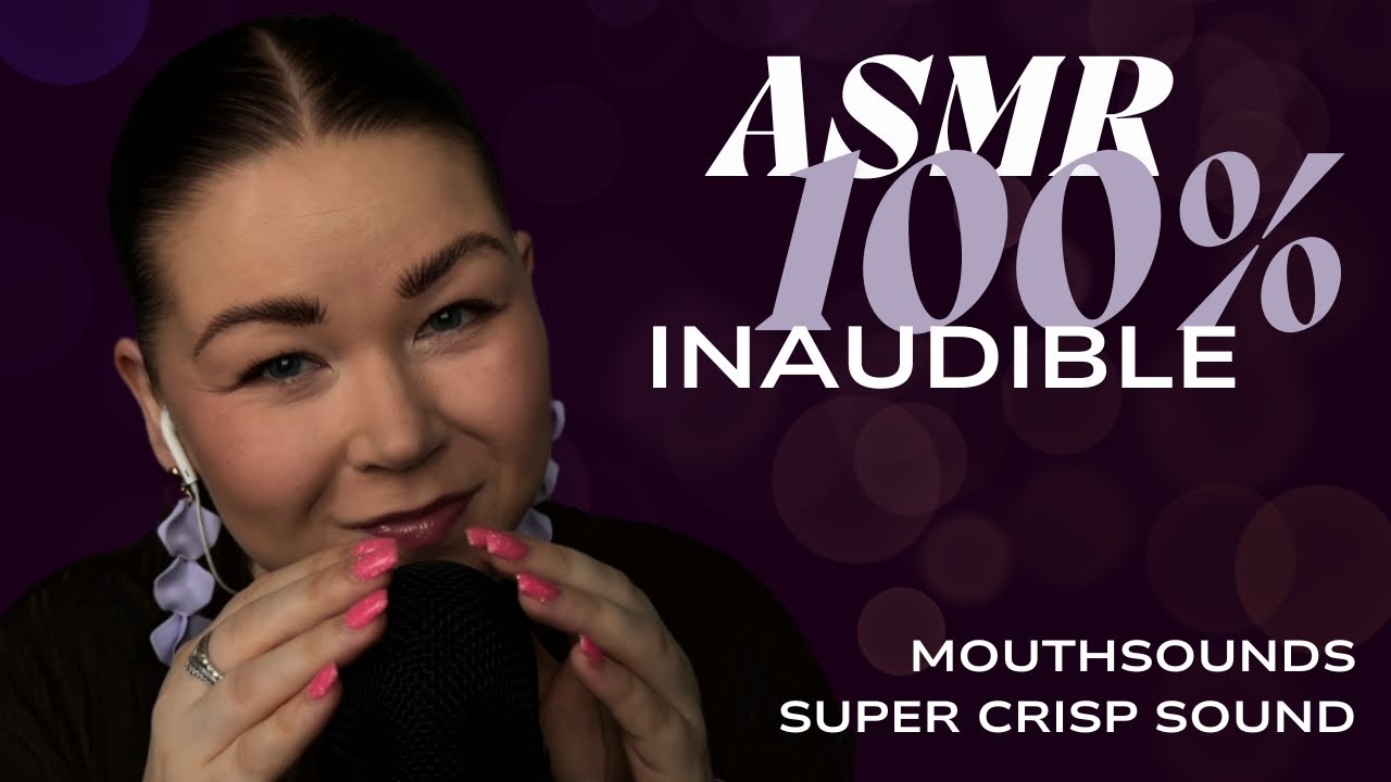 ASMR Suomi - Inaudible ASMR uneen 😶💜 Suuääniä, Mouth sounds, Close whispers, Extra tingly