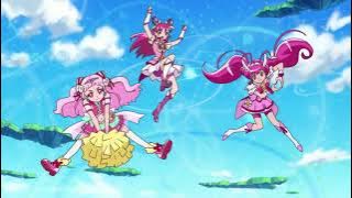 Cure Dream, Cure Happy & Cure Yell Combination Attack