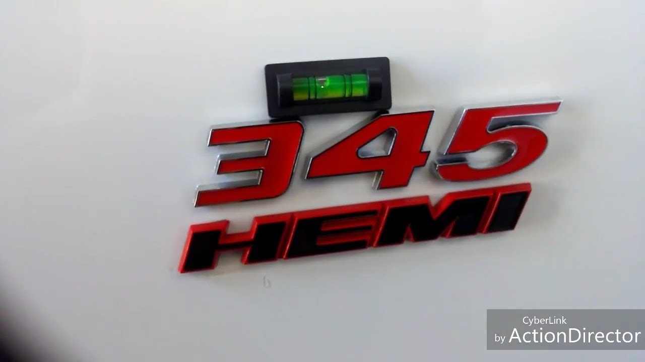 2Pc Chrome Trim Red 345 Emblem Badge Side Nameplate - Foto 11