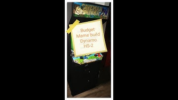 Budget Mame Build on HS 2 arcade cabinet