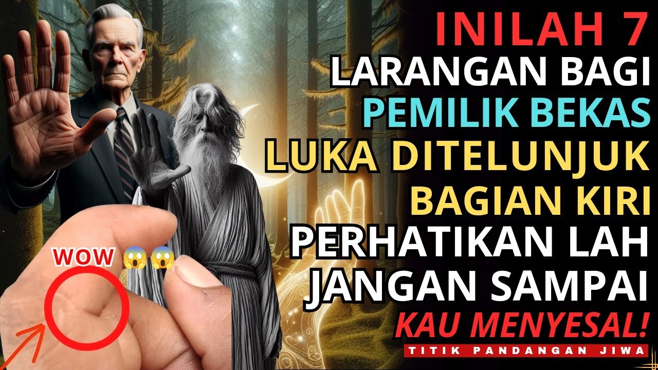 Jiwa Terpilih💫HEBOH, Inilah 7 Larangan Bekas Luka Jari TELUNJUK Bagian Kirimu! Jangan Abaikan Itu!😱🚀