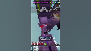 when you clutch on ONE BLOCK (Hive Skywars) #shorts #minecraft #hive (Minecraft Bedrock)