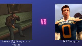 Bully Se Peanut Romano Boss Health G Johnny Vs Ted Thompson