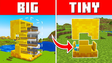 GIANT VS TINY SHULKER BOX in Minecraft Hardcore!