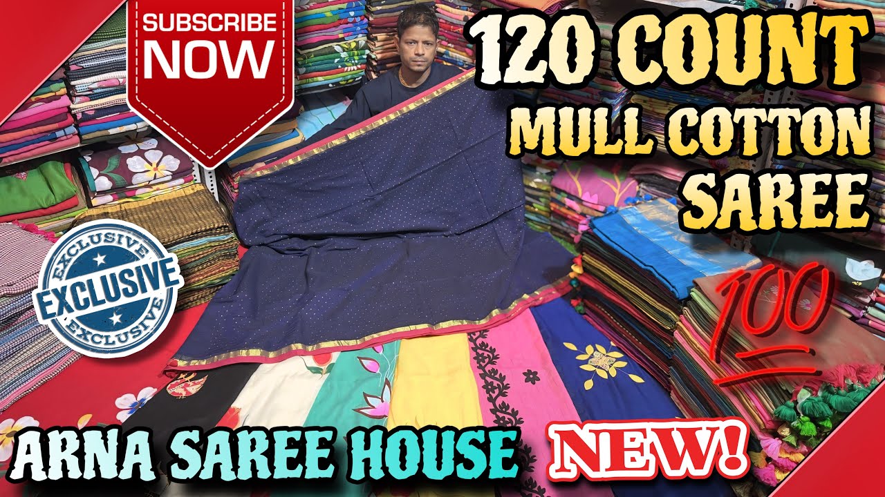 120 count #mulcotton #handpaintsaree | Pure #tissue linen | Soft #jamdanisaree  @arnabiswas7040 