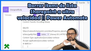 Limpiar Lista de Sharepoint a velocidad de la luz || Power Automate Rest API batch