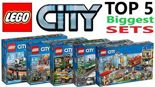 Lego City Top 5 Biggest of all Time - Lego Speed Build Review - YouTube