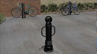 Installing Bike Bollards with Adhesive Anchors