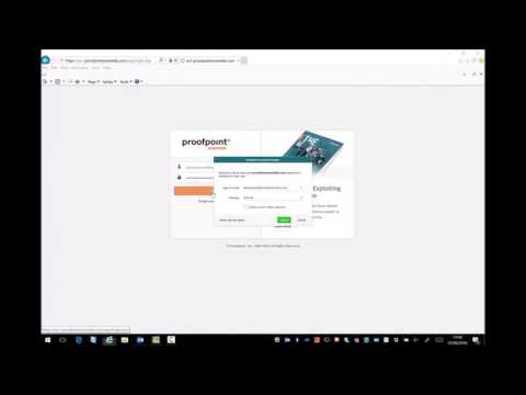 PROOFPOINT END USER DEMO