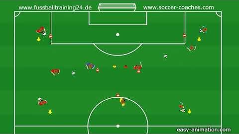 Midfield Triangle - Passing Drill endless
