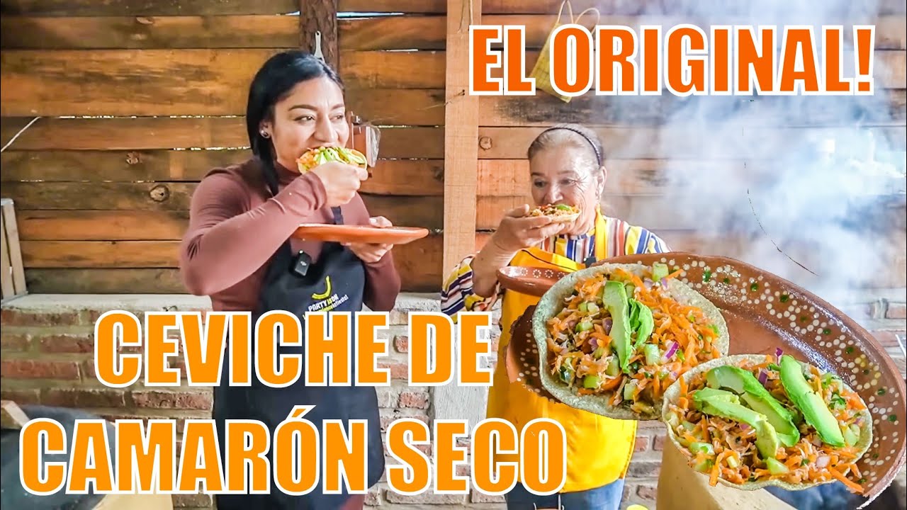 Ceviche de Camarón Seco TE VA ENCANTAR!