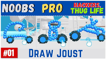 Draw Joust Noob vs Pro vs Hacker vs Thug | #CheckpineGamer