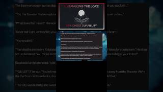 Dead Man’s Tale Lore Reading #gaming #destiny2 #lore #bungie #shorts