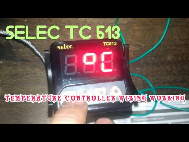 Selec Tc 513 Wiring And Calibration Youtube