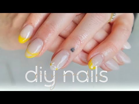 vlog: doing my nails | DIP POWDER FILL + daisy nail design @TashVitorsky