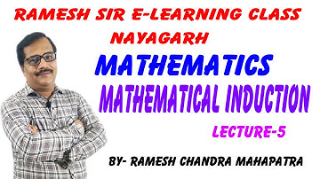 (VIDEO-10) RAMESH SIR e LEARNING CLASS NAYAGARH ,MATHEMATICS MATHEMATICAL INDUCTION LECTURE 5