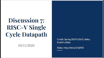 CS61C Spring 2020 Discussion 7