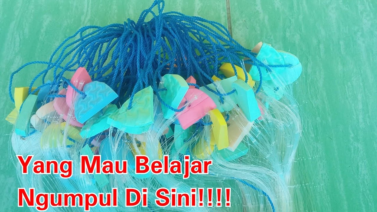 Hanya Satu Kali Di Lihat!!!! Pasti Kamu Bisa, Cara Merakit Jaring Ikan Part 1