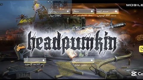 Head pumpkin AK-47 Halloween cadm